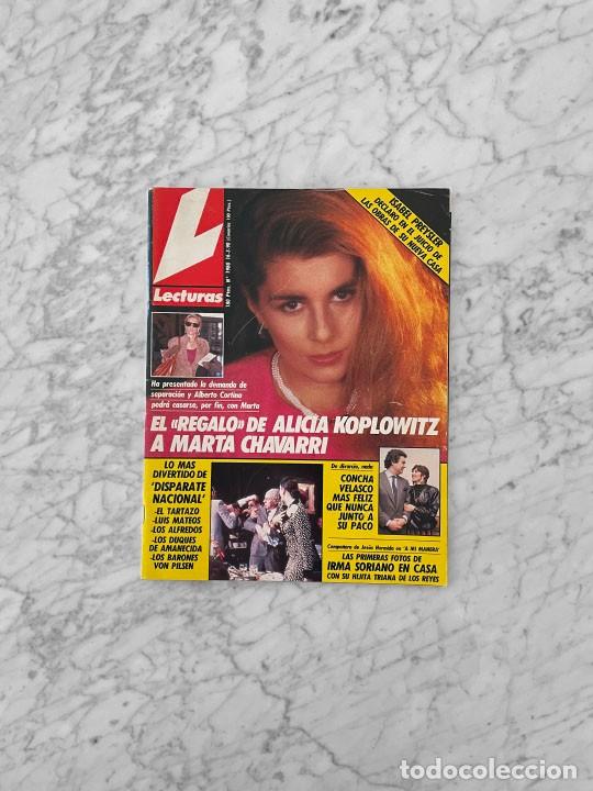 Coleccionismo de Revistas y Peri&oacute;dicos: LECTURAS - 1990 - MARTA CHAVARRI, ALICIA KOPLOWITZ, JANE SEYMOUR, CONCHA VELASCO, SARA MONTIEL