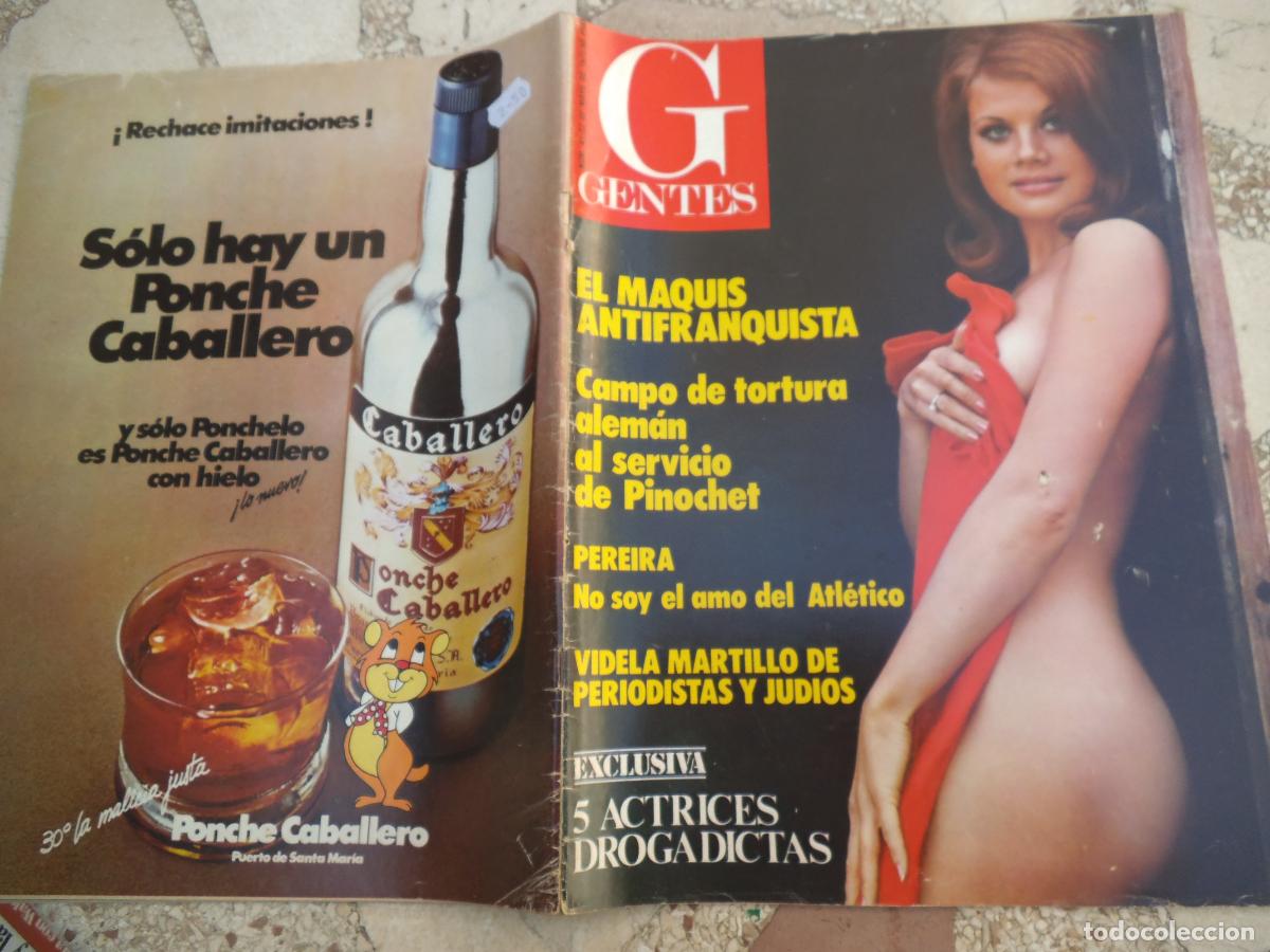 Coleccionismo de Revistas y Peri&oacute;dicos: revista gentes n&ordm; 41, 1977, videla martillo de periodistas, pinochet, el maquis antifranquista con p