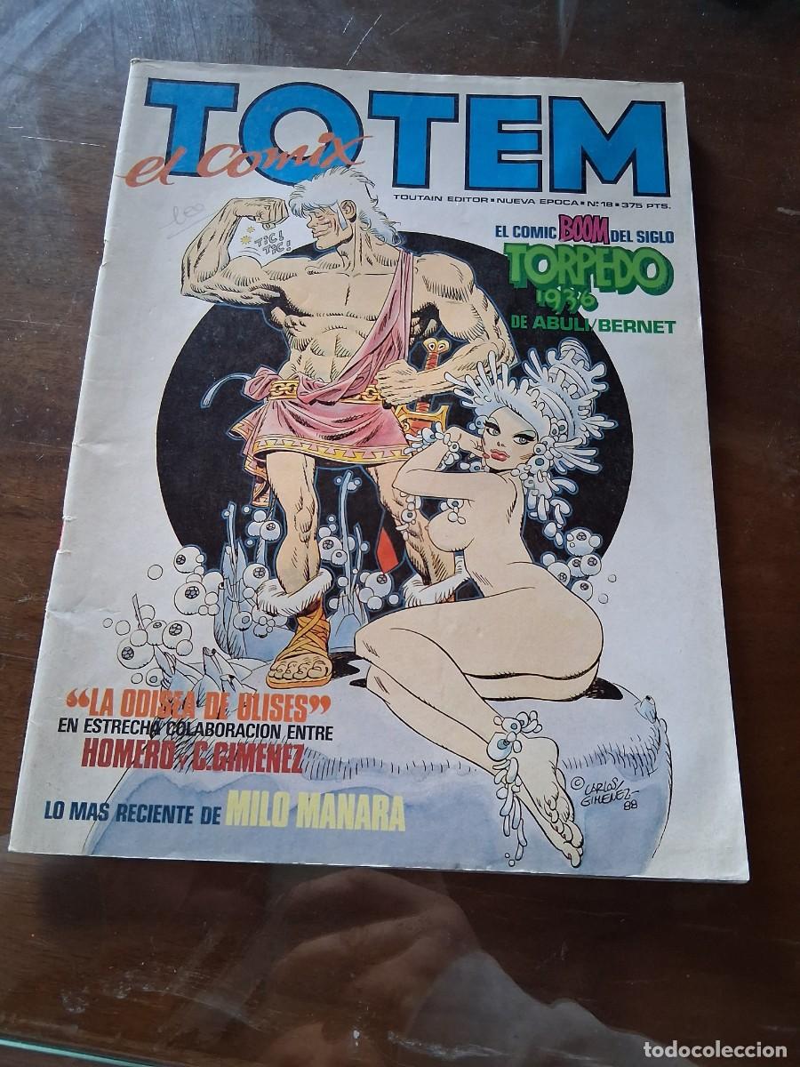 Coleccionismo de Revistas y Peri&oacute;dicos: Revista comix comic Totem N&deg; 18 Milo Manara