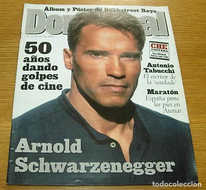 Coleccionismo de Revistas y Peri&oacute;dicos: Revista EL DOMINICAL n&ordm; 175 ARNOLD SCHWARZENEGGER Portada+6 Pgs 1997 BACKSTREET BOYS 8 Pgs NEK