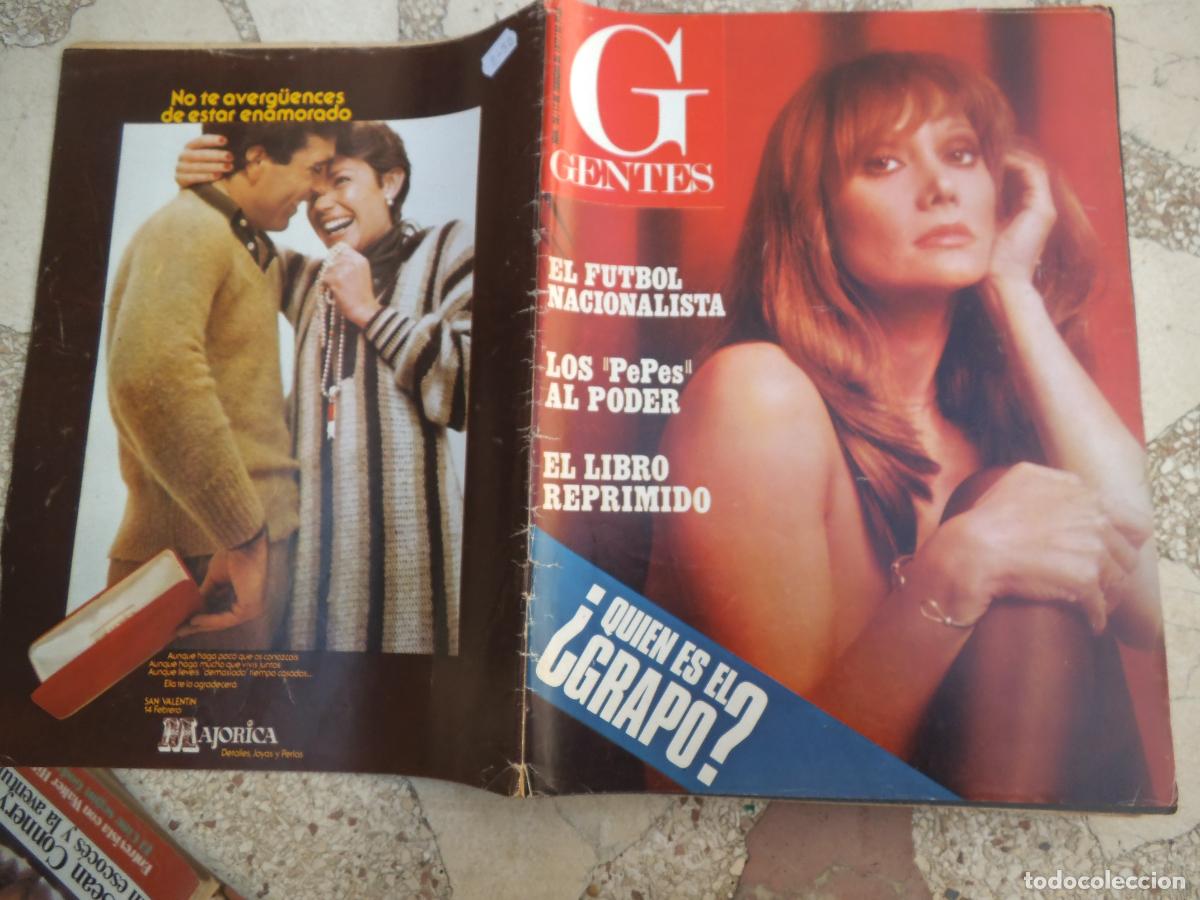 Coleccionismo de Revistas y Peri&oacute;dicos: revista gentes n&ordm; 28, 1977, poster nene morales, quien es el grapo, el libro reprimido, amel amor