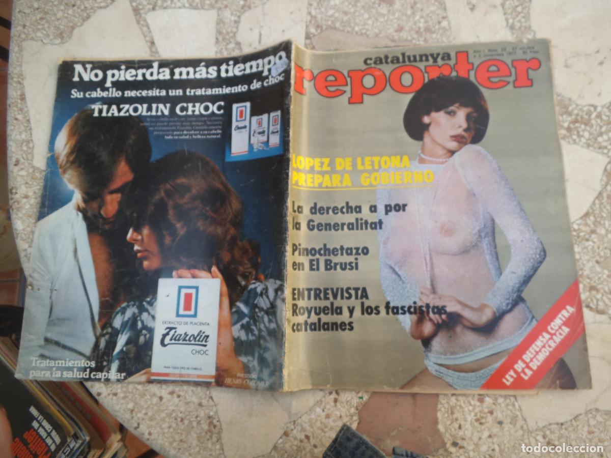 Collezionismo di Riviste e Giornali: revista reporter n&ordm; 23, poster maria del mar, pinochetazo en el brusi, la mafia del cine