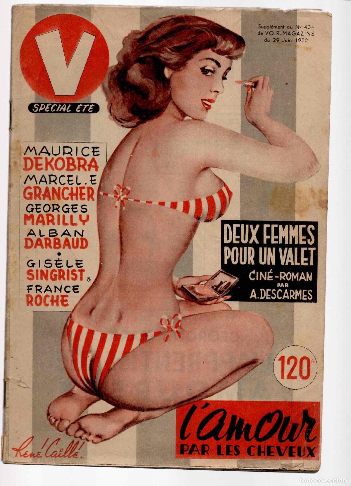 Coleccionismo de Revistas y Peri&oacute;dicos: V SP&Eacute;CIAL &Eacute;T&Eacute;. L'AMOUR PAR LES CHEVEUX. SUPPL&Eacute;MENT AU N&ordm; 404 29 JUIN 1952 EN FRANCES