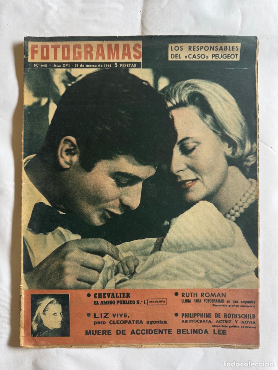 Collectionnisme de Revues et Journaux: Revista Fotogramas, A&ntilde;o 1961, Ruth Roman, Belinda Lee, Carolyn Jones