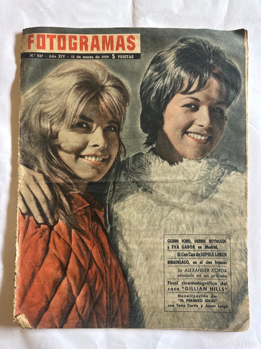 Collection Magazines and Newspapers: Revista Fotogramas, A&ntilde;o 1959, Debbie Reynolds, Glenn Ford, Eva Gabor