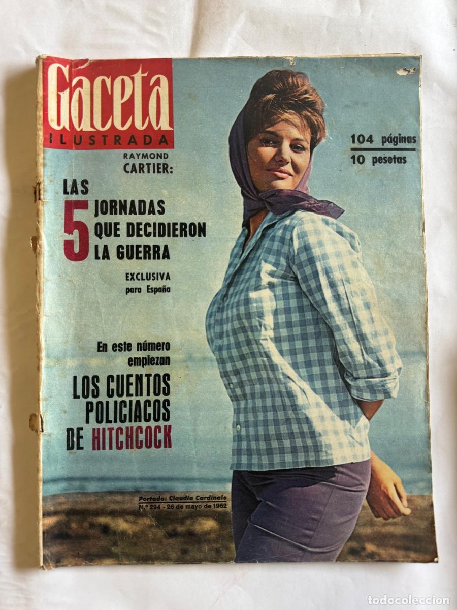 Coleccionismo de Revistas y Peri&oacute;dicos: Revista Gaceta, A&ntilde;o 1952, Raymond Cartier, Claudia Cardinale, Charles Boyer