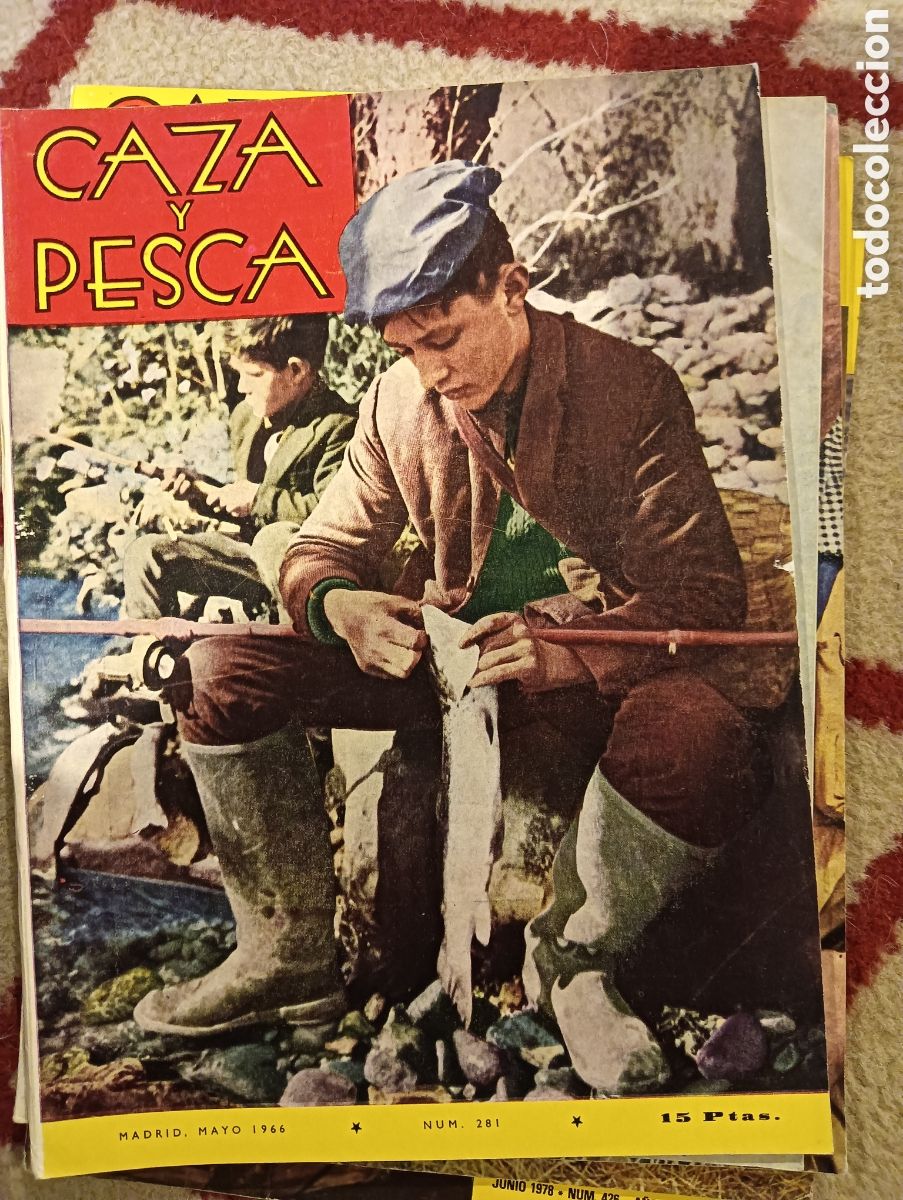 Coleccionismo de Revistas y Peri&oacute;dicos: Revista caza y pesca mayo de mil novecientos sesenta y seis n&uacute;mero doscientos ochenta y uno
