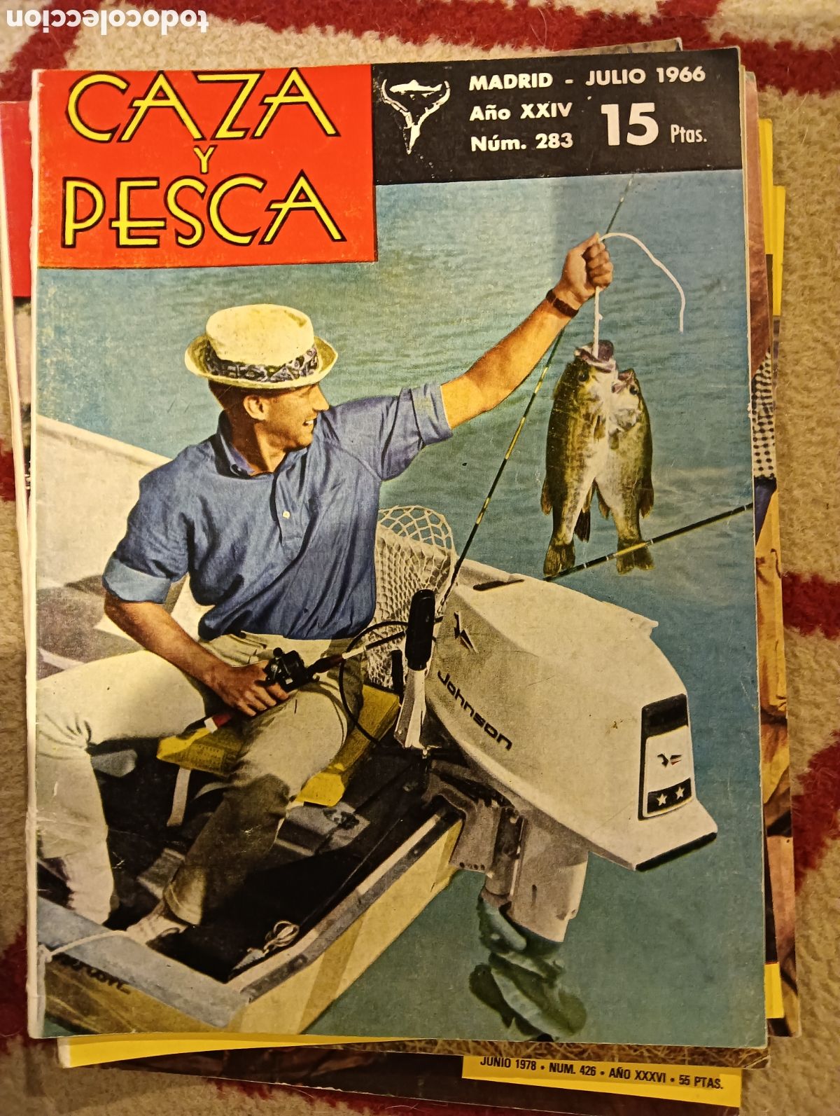 Coleccionismo de Revistas y Peri&oacute;dicos: Revista caza y pesca julio de 1966 n&uacute;mero doscientos ochenta y tres