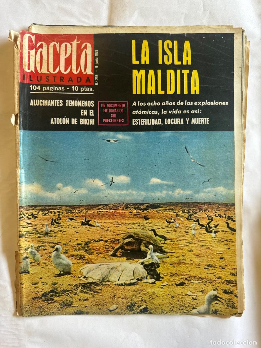 Coleccionismo de Revistas y Peri&oacute;dicos: Revista Gaceta, A&ntilde;o 1962, Isla Maldita, Boda Plata Windsor