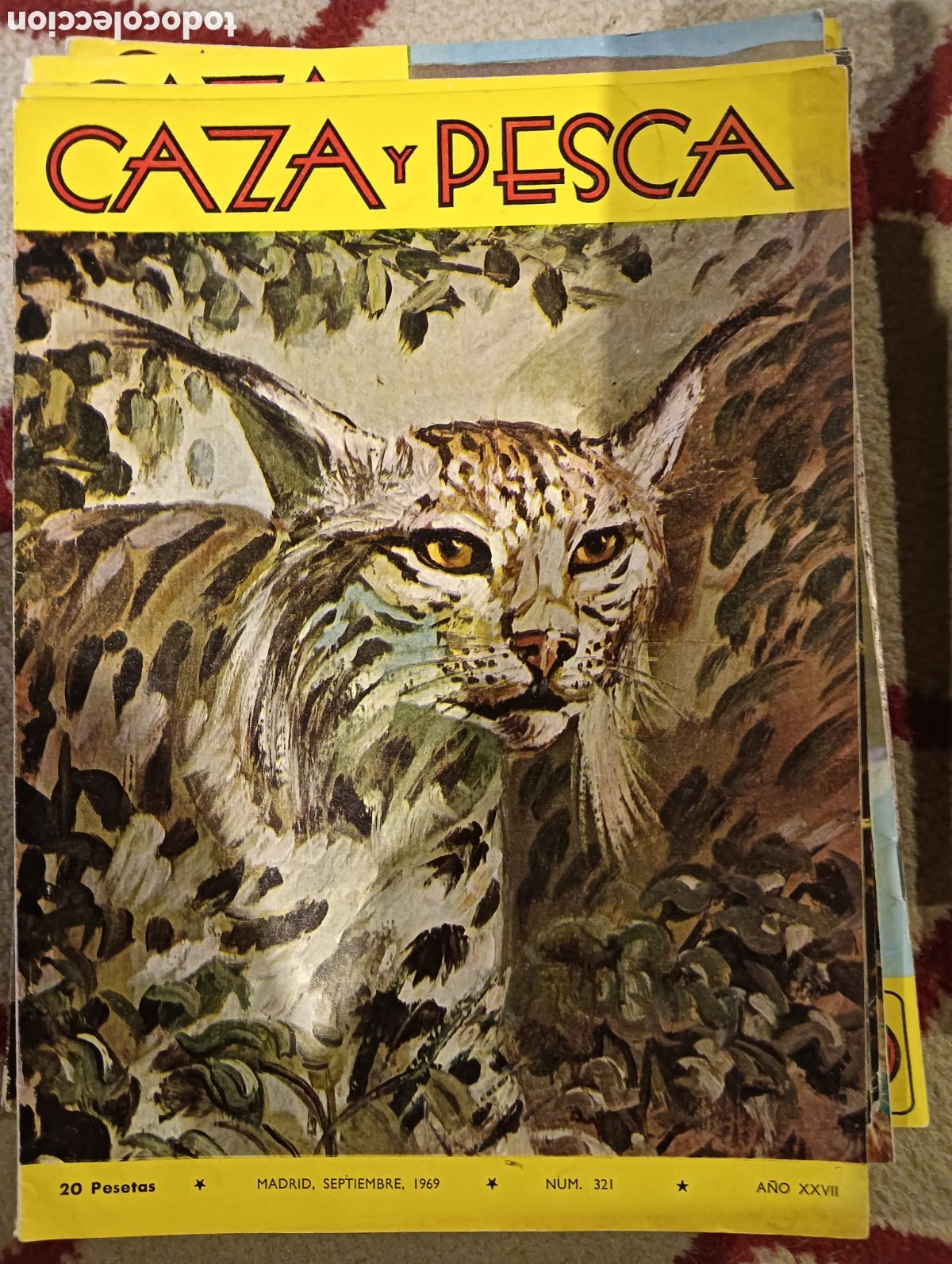 Coleccionismo de Revistas y Peri&oacute;dicos: Revista caza y pesca septiembre mil novecientos sesenta y nueve n&uacute;mero trescientos veintiuno