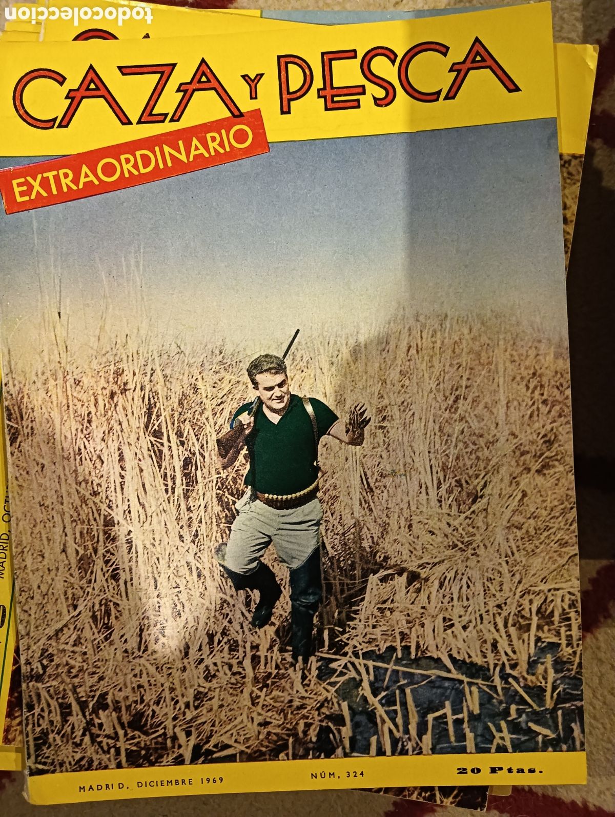 Coleccionismo de Revistas y Peri&oacute;dicos: Revista caza y pesca diciembre mil novecientos sesenta y nueve numero trescientos veinticuatro