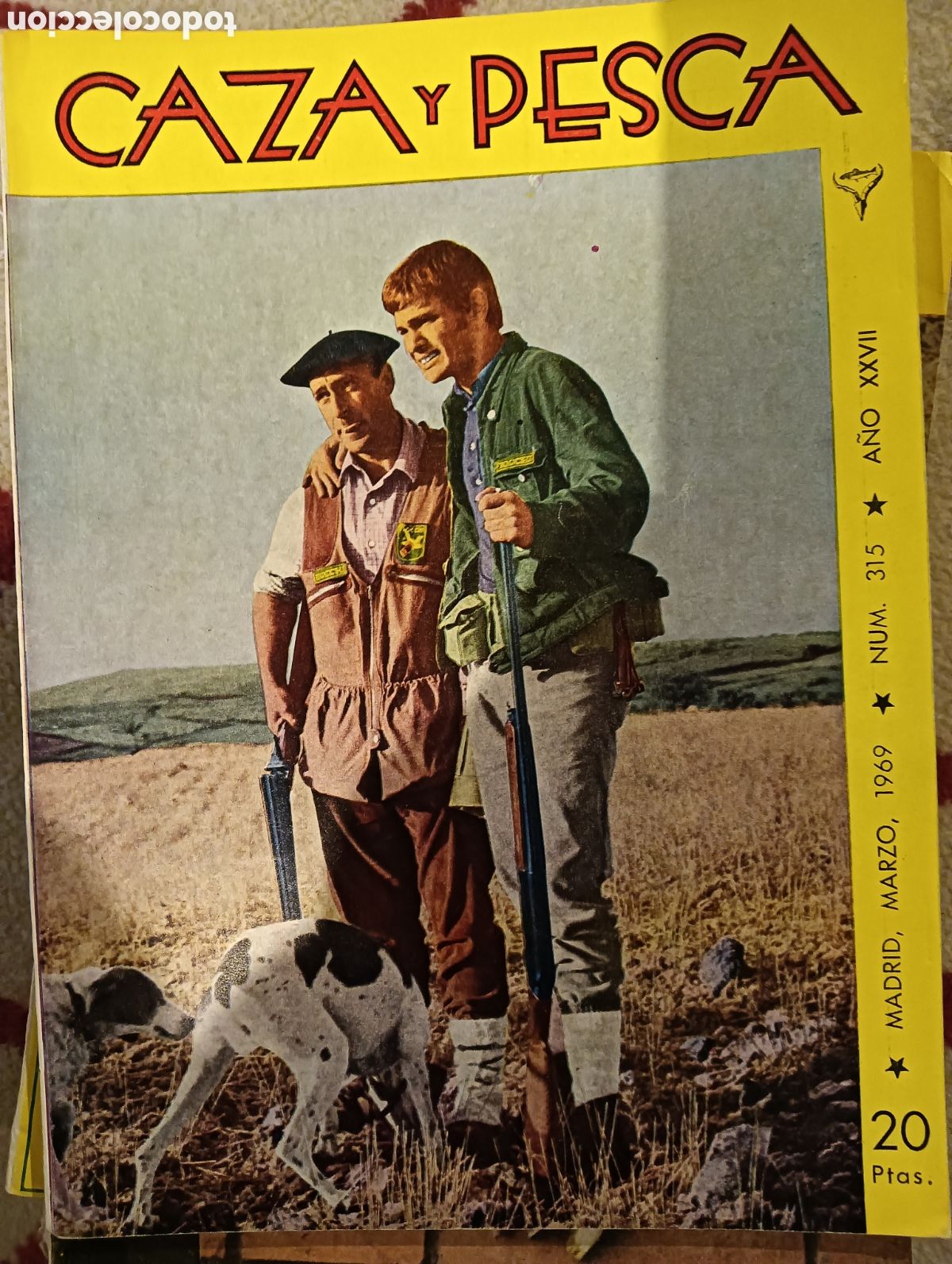 Coleccionismo de Revistas y Peri&oacute;dicos: Revista caza y pesca marzo 1969 n&uacute;mero 315