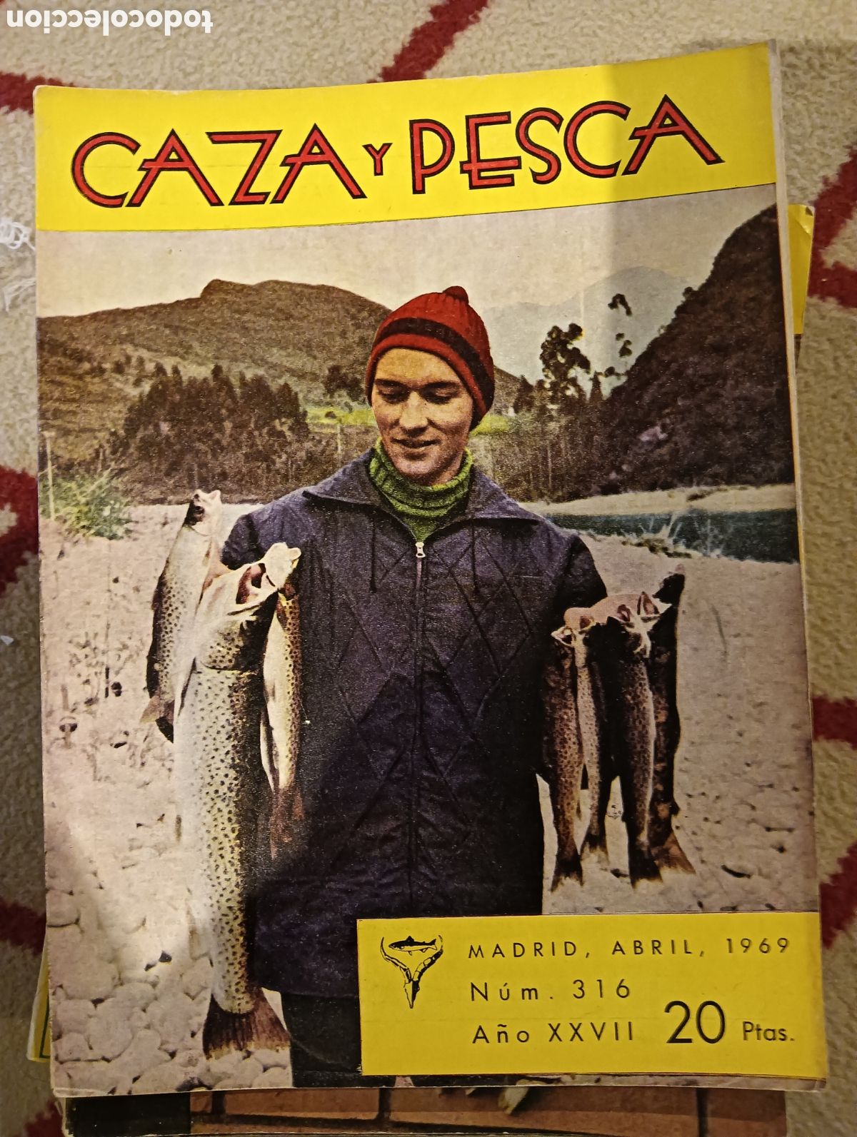Coleccionismo de Revistas y Peri&oacute;dicos: Revista caza y pesca abril de 1969 n&uacute;mero 316