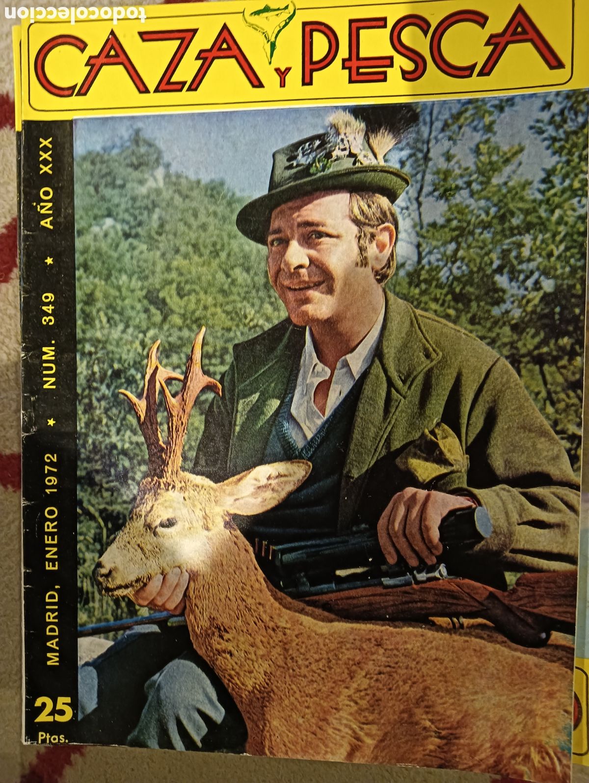 Coleccionismo de Revistas y Peri&oacute;dicos: Revista caza y pesca enero 1972 n&uacute;mero 349