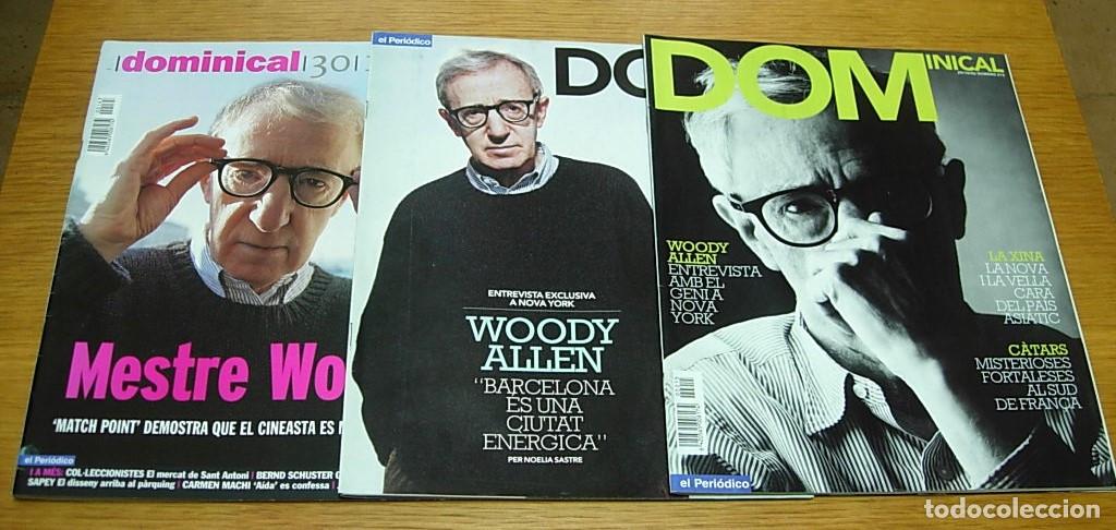 Coleccionismo de revistas y peri&oacute;dicos: Lote 3 Revistas WOODY ALLEN Dominical en Catal&aacute;n 2005+2006+2007 BERND SCHUSTER JANET JACKSON CHENOA