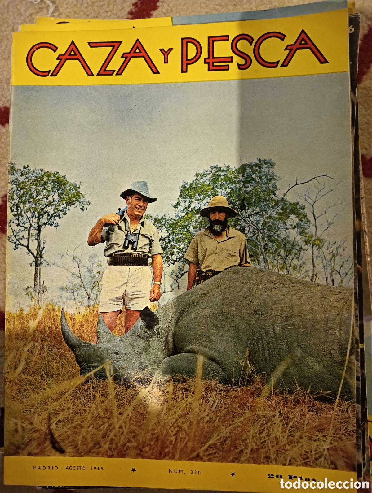 Coleccionismo de Revistas y Peri&oacute;dicos: Revista caza y pesca agosto 1969 n&uacute;mero 320