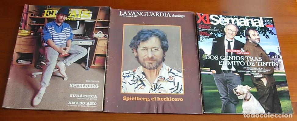 Coleccionismo de Revistas y Peri&oacute;dicos: Lote 3 Revistas STEVEN SPIELBERG La Vanguardia 1986 + El Pa&iacute;s Semanal 1988 + XL Semanal 2011