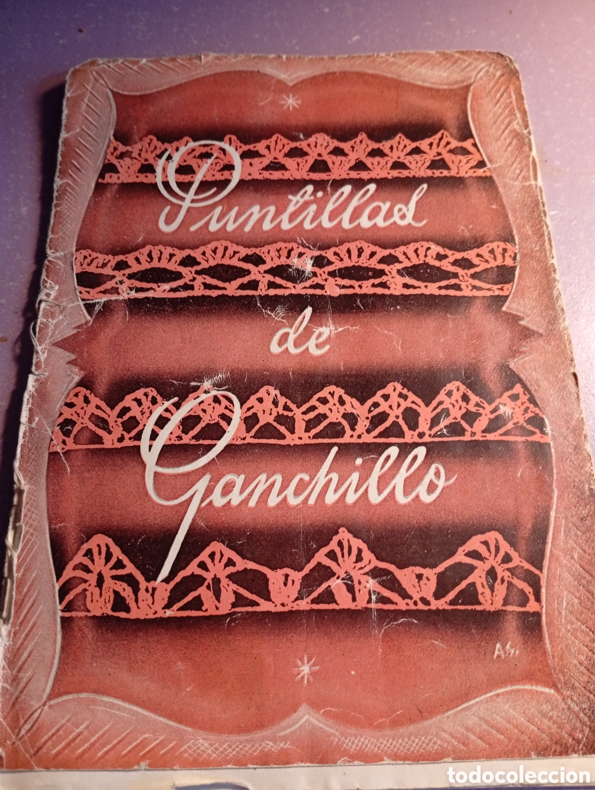 Sammeln von Zeitschriften und Zeitungen: Album puntillas ganchillo