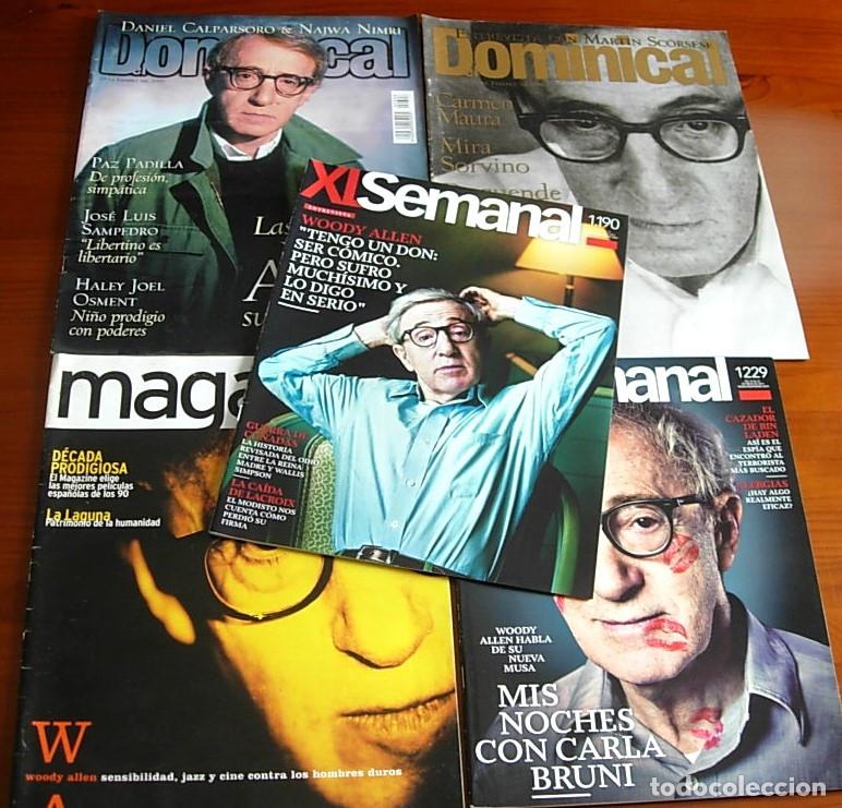 Coleccionismo de Revistas y Peri&oacute;dicos: Lote 5 Revistas WOODY ALLEN 1996-2011 La Vanguardia XL Semanal El Dominical
