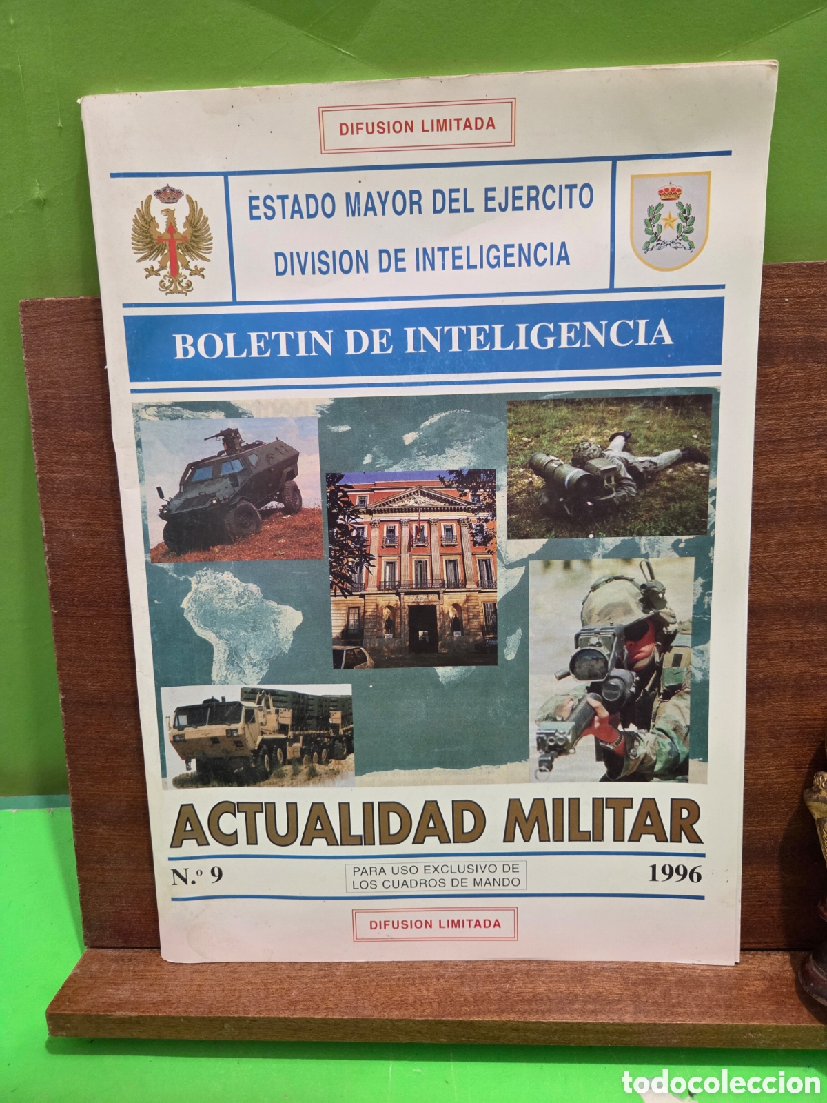 Coleccionismo de Revistas y Peri&oacute;dicos: &rdquo;&rdquo;BOLETIN DE INTELIGENCIA&rdquo;&rdquo;..N&deg;9...1996..ESTADO MAYOR DEL EJ&Eacute;RCITO..DIVISI&Oacute;N DE INTELIGENCIA....