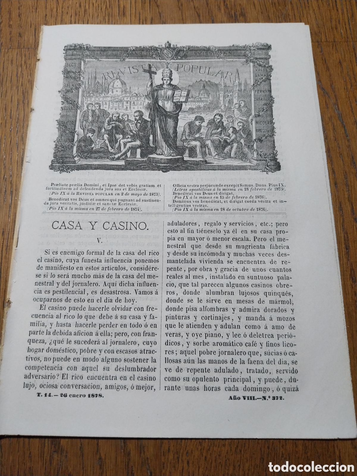 Coleccionismo de Revistas y Peri&oacute;dicos: REVISTA 1878 HISTORIA DE UN REY VICTOR MANUEL