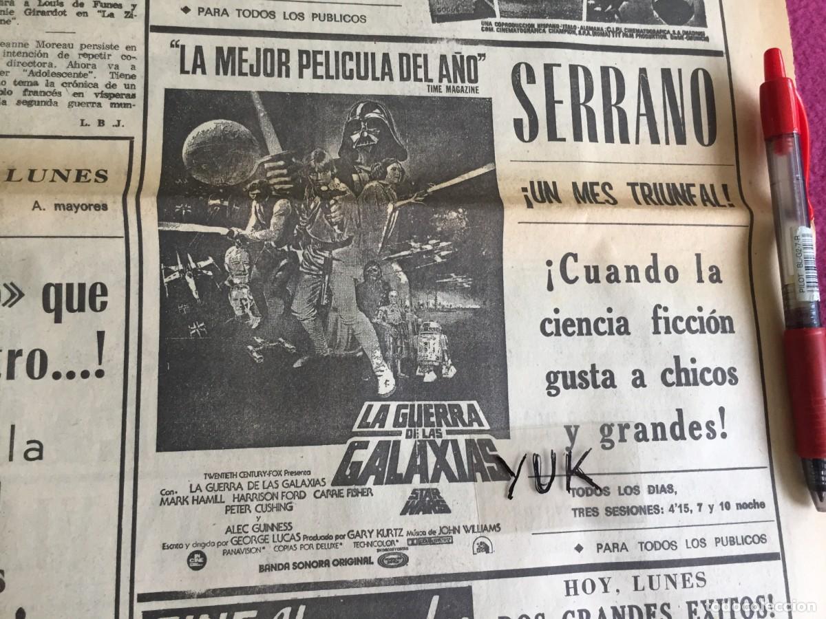 Collectionnisme de Revues et Journaux: Periodico HOJA DE LUNES 1977 - STAR WARS- Juguetes TRANSINTER RICO-SCALEXTRIC... CIRCO RUSO - ATLAS