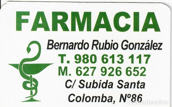 Coleccionismo de Revistas y Peri&oacute;dicos: CALENDARIO DE PUBLICIDAD - A&Ntilde;O 2026 - FARMACIA BERNARDO RUBIO - FERMOSELLE