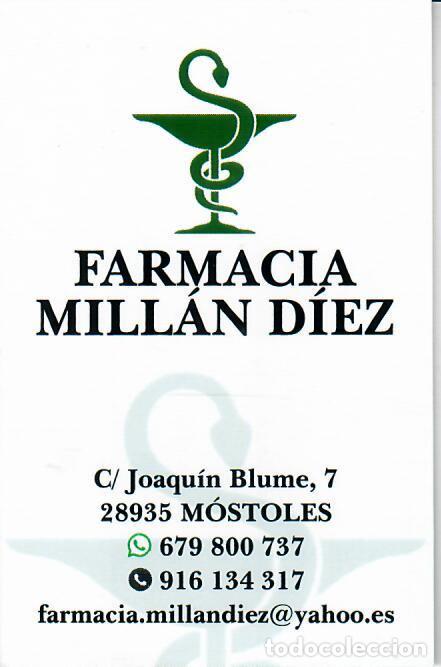Coleccionismo de Revistas y Peri&oacute;dicos: CALENDARIO DE PUBLICIDAD - A&Ntilde;O 2026 - FARMACIA MILL&Aacute;N D&Iacute;EZ - M&Oacute;STOLES