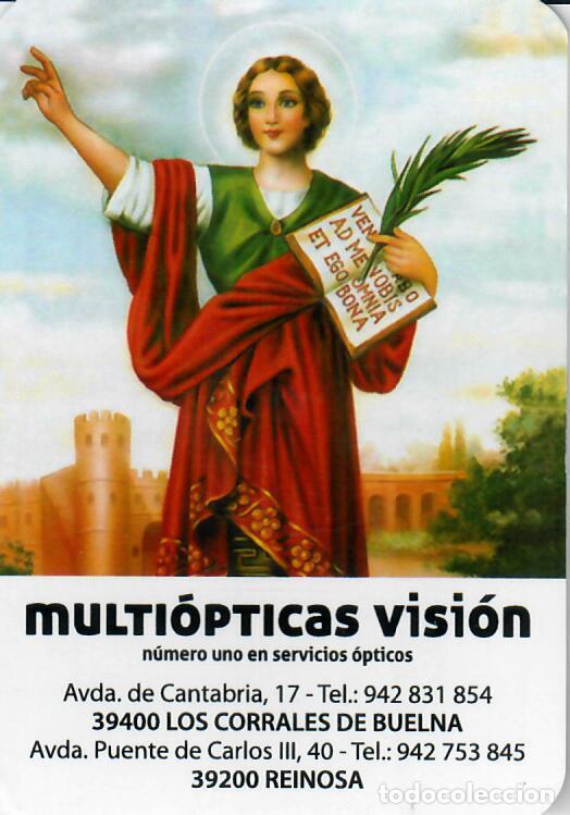 Coleccionismo de Revistas y Peri&oacute;dicos: CALENDARIO DE PUBLICIDAD - A&Ntilde;O 2026 - MULTI&Oacute;PTICAS VISI&Oacute;N - LOS CORRALES DE BUELNA - REINOSA
