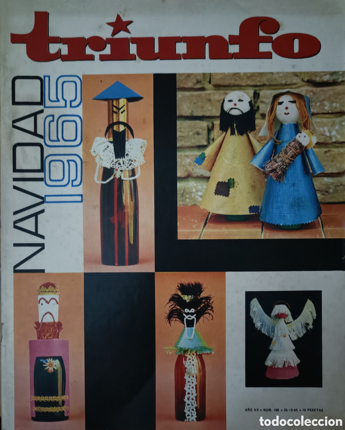Coleccionismo de Revistas y Peri&oacute;dicos: Revista Triunfo. Navidad 1965.