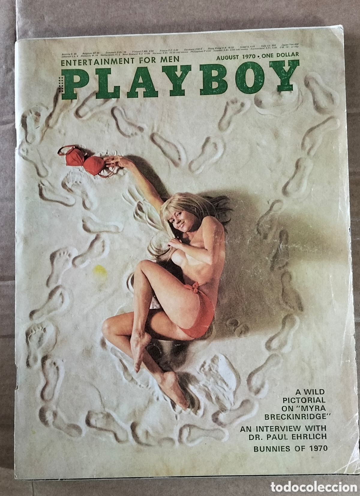 Coleccionismo de Revistas y Peri&oacute;dicos: Playboy americano. August 1970.