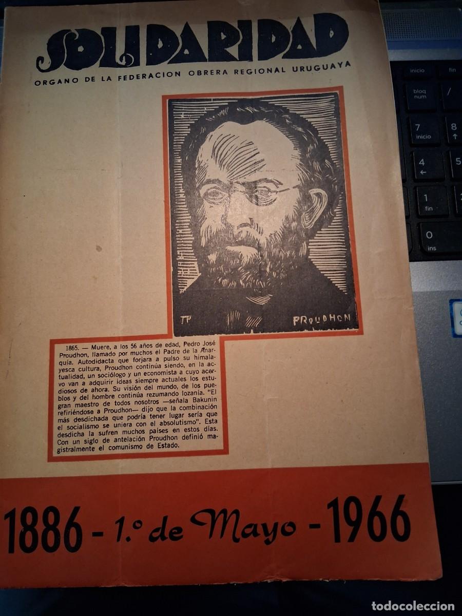 Collection Magazines and Newspapers: SOLIDARIDAD &Oacute;RGANO DE LA Federaci&oacute;n Obrera Regional Uruguaya n&ordm; 218 1 Mayo de 1966