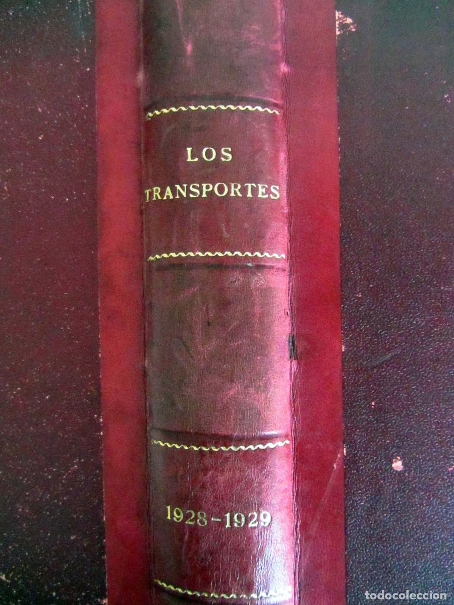 Coleccionismo de Revistas y Peri&oacute;dicos: Los transportes. Revista de ferrocarriles y , tranv&iacute;as. A&ntilde;os 1928 y 1929 completos.