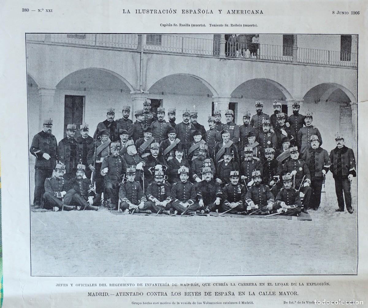 Collection Magazines and Newspapers: ANTIGUA HOJA DE LA ILUSTRACI&Oacute;N ESPA&Ntilde;OLA Y AMERICANA. ATENTADO SOBRE LOS REYES DE ESPA&Ntilde;A. JUNIO 1906
