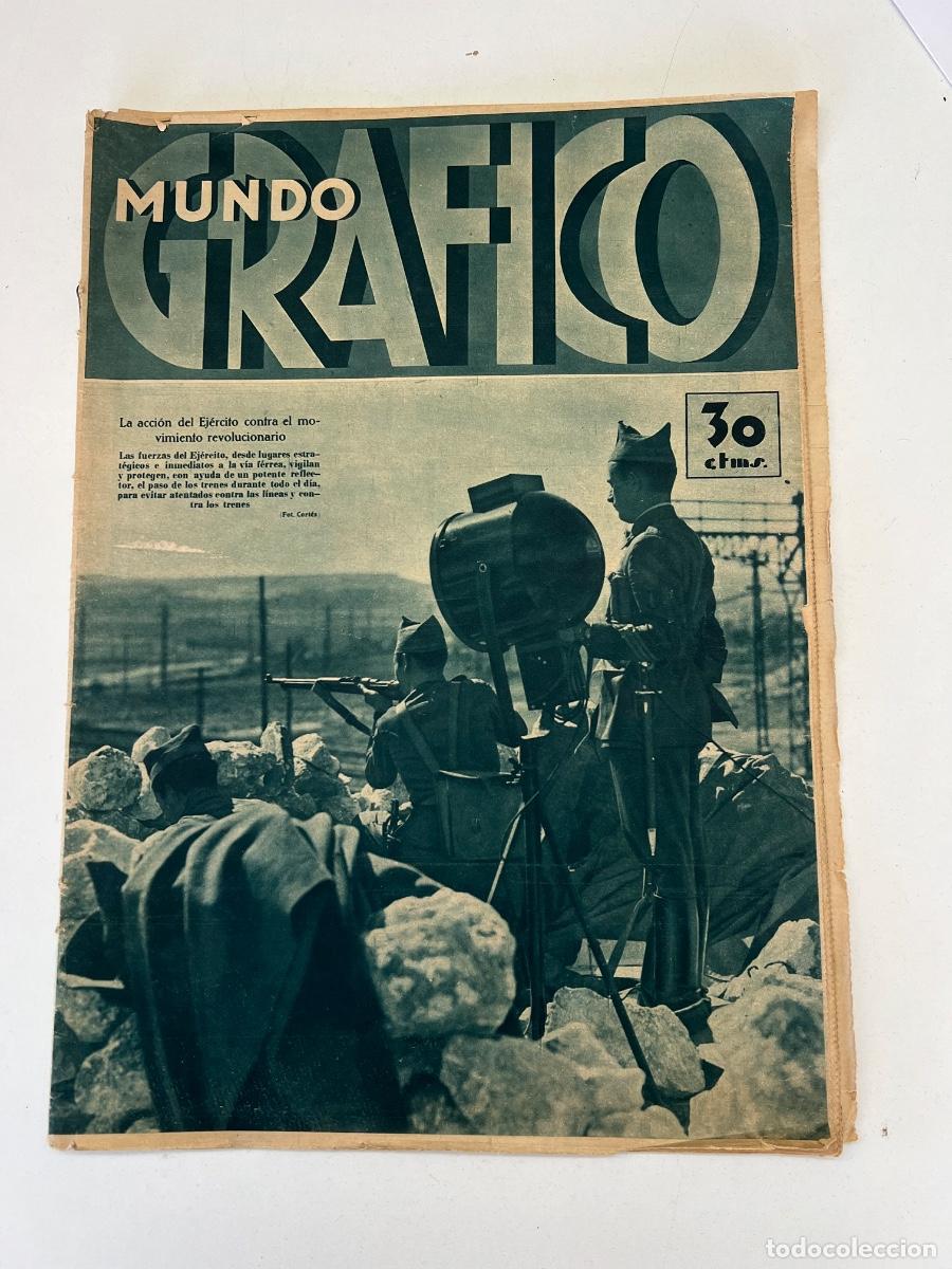 Coleccionismo de Revistas y Peri&oacute;dicos: MUNDO GRAFICO NUMM 1198 17/10/1934 RENDICION GENERALITAT CATALU&Ntilde;A DETENCION LARGO CABALLERO