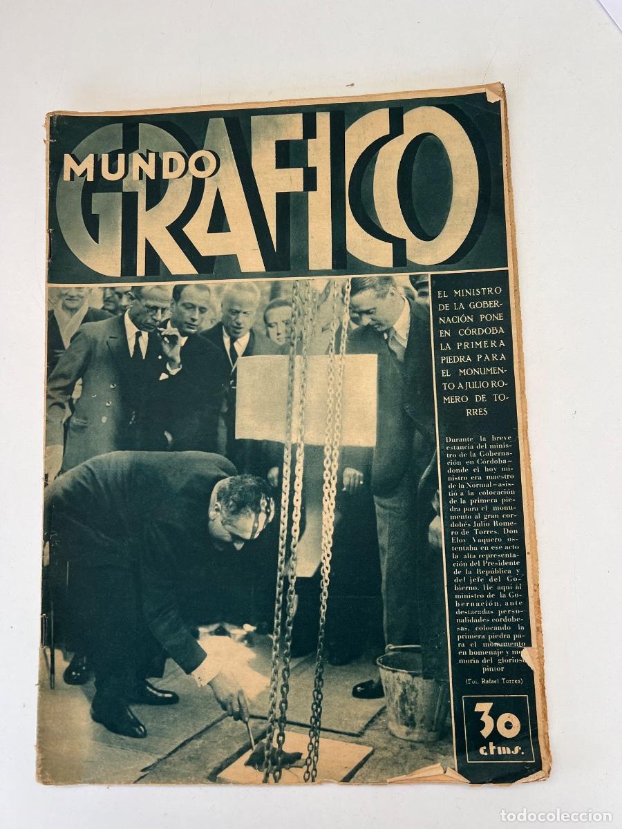 Coleccionismo de Revistas y Peri&oacute;dicos: MUNDO GRAFICO NUM 1205 15/12/1934