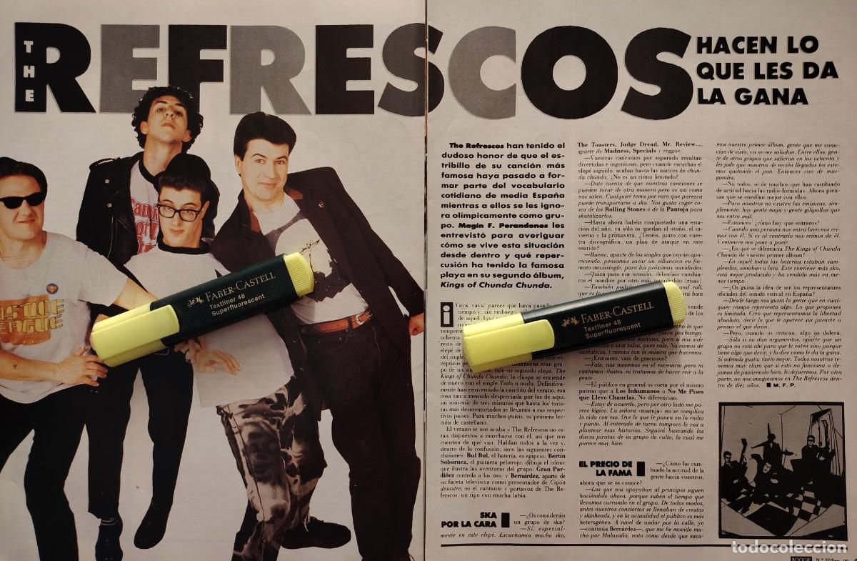 Sammeln von Zeitschriften und Zeitungen: Reportaje The Refrescos - Sep. 90