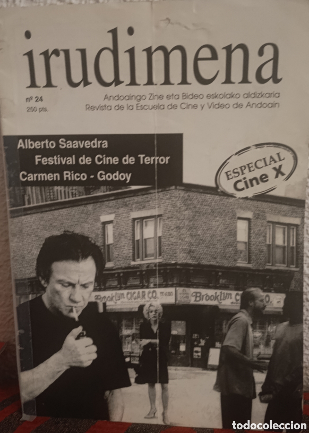Coleccionismo de Revistas y Peri&oacute;dicos: Revista irudimena n&ordm; 24 - Escuela de Cine y V&iacute;deo de Andoain - Especial Cine X