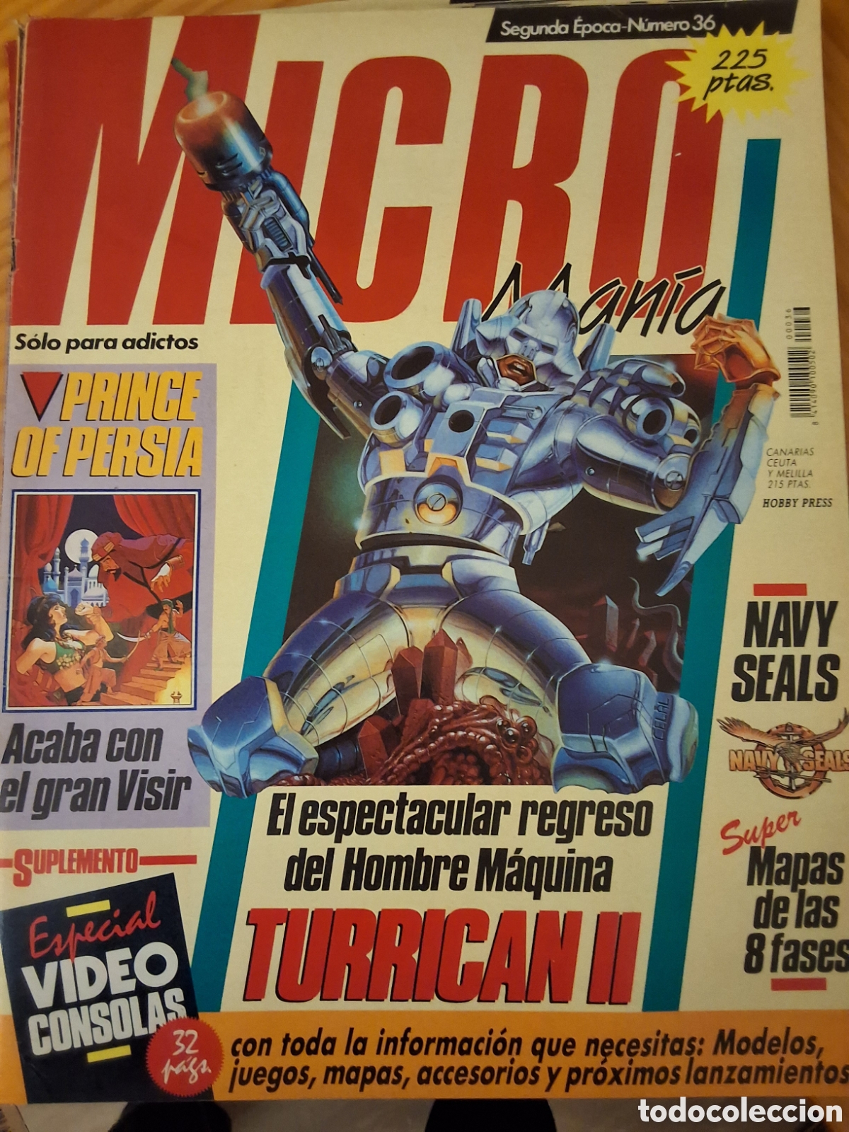 Coleccionismo de Revistas y Peri&oacute;dicos: Micromania segunda epoca revista n&uacute;mero a&ntilde;o 1991/5 incluye suplemento especial consolas