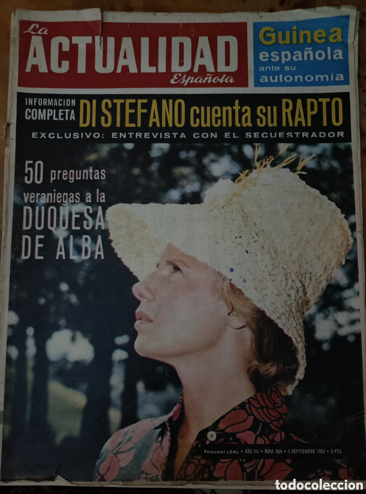 Coleccionismo de Revistas y Peri&oacute;dicos: Revista. La actualidad espa&ntilde;ola. Septiembre. 1963