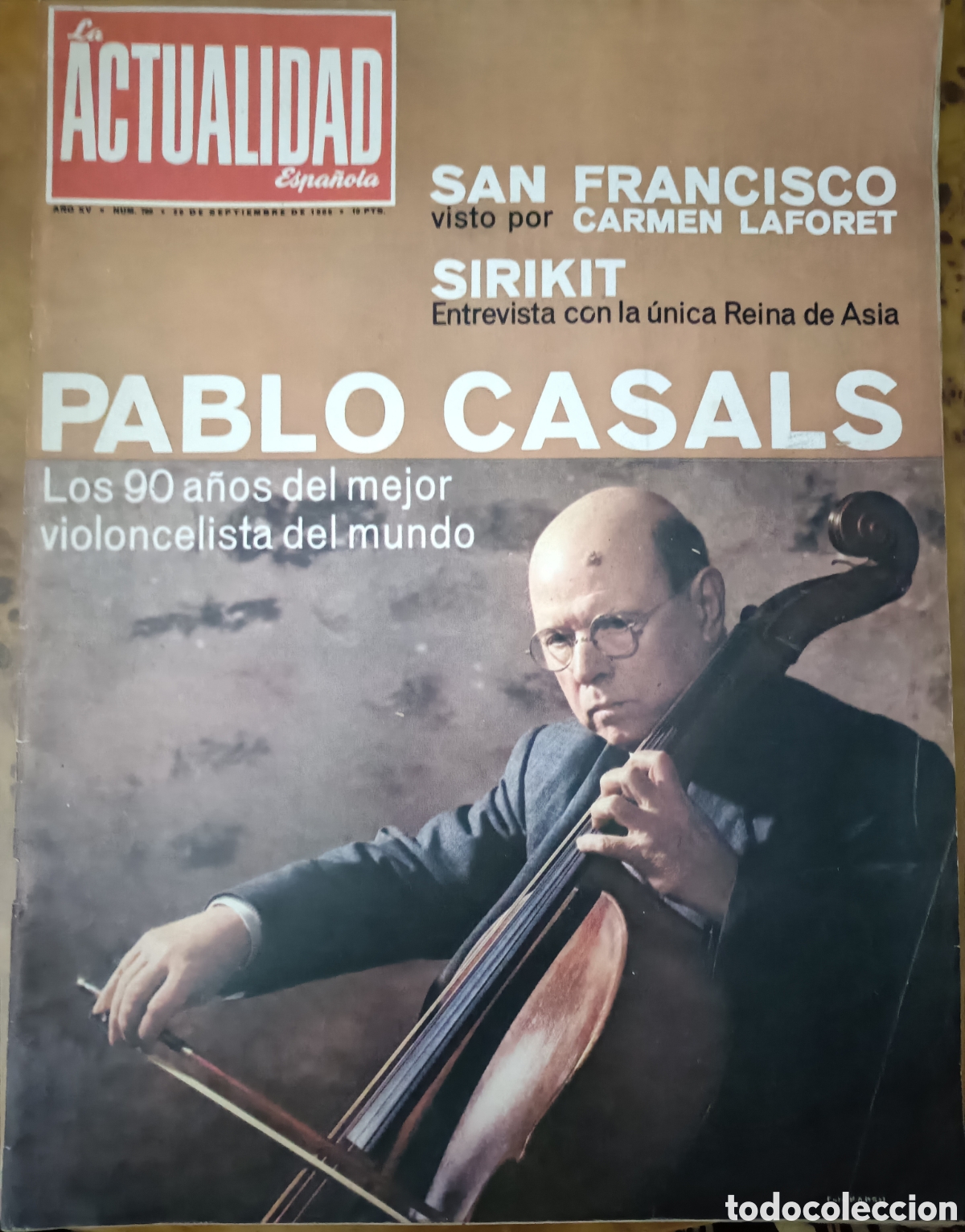 Coleccionismo de Revistas y Peri&oacute;dicos: Revista. La actualidad espa&ntilde;ola. Septiembre 66.