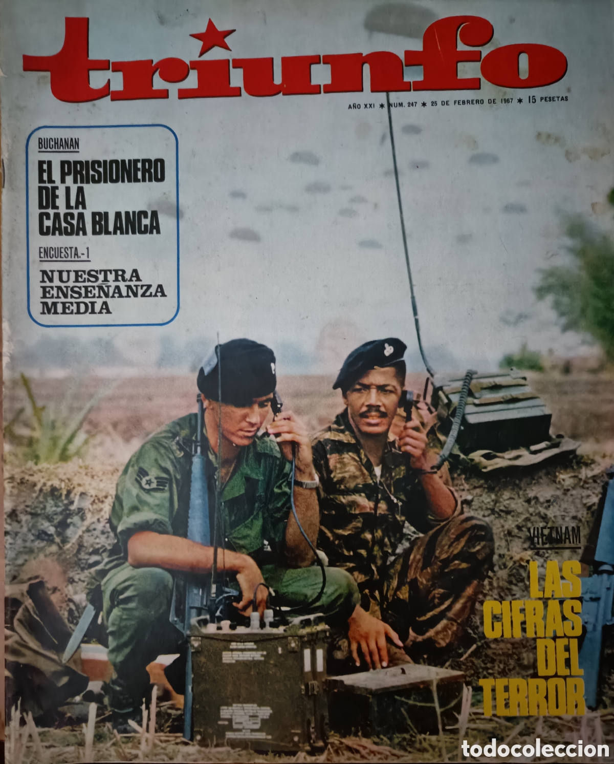 Coleccionismo de Revistas y Peri&oacute;dicos: Revista Triunfo. Febrero 67.