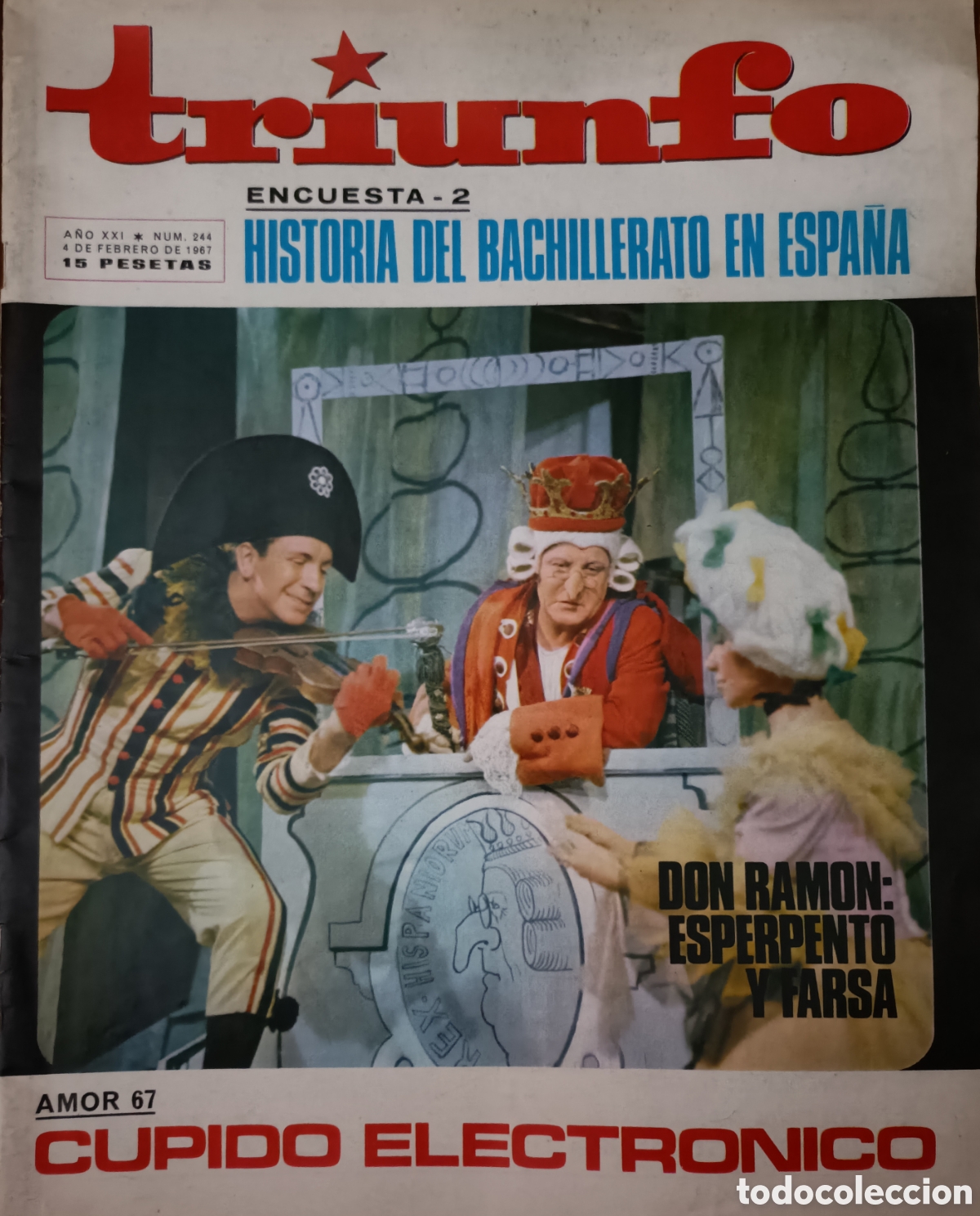 Coleccionismo de Revistas y Peri&oacute;dicos: Revista Triunfo. Febrero 67