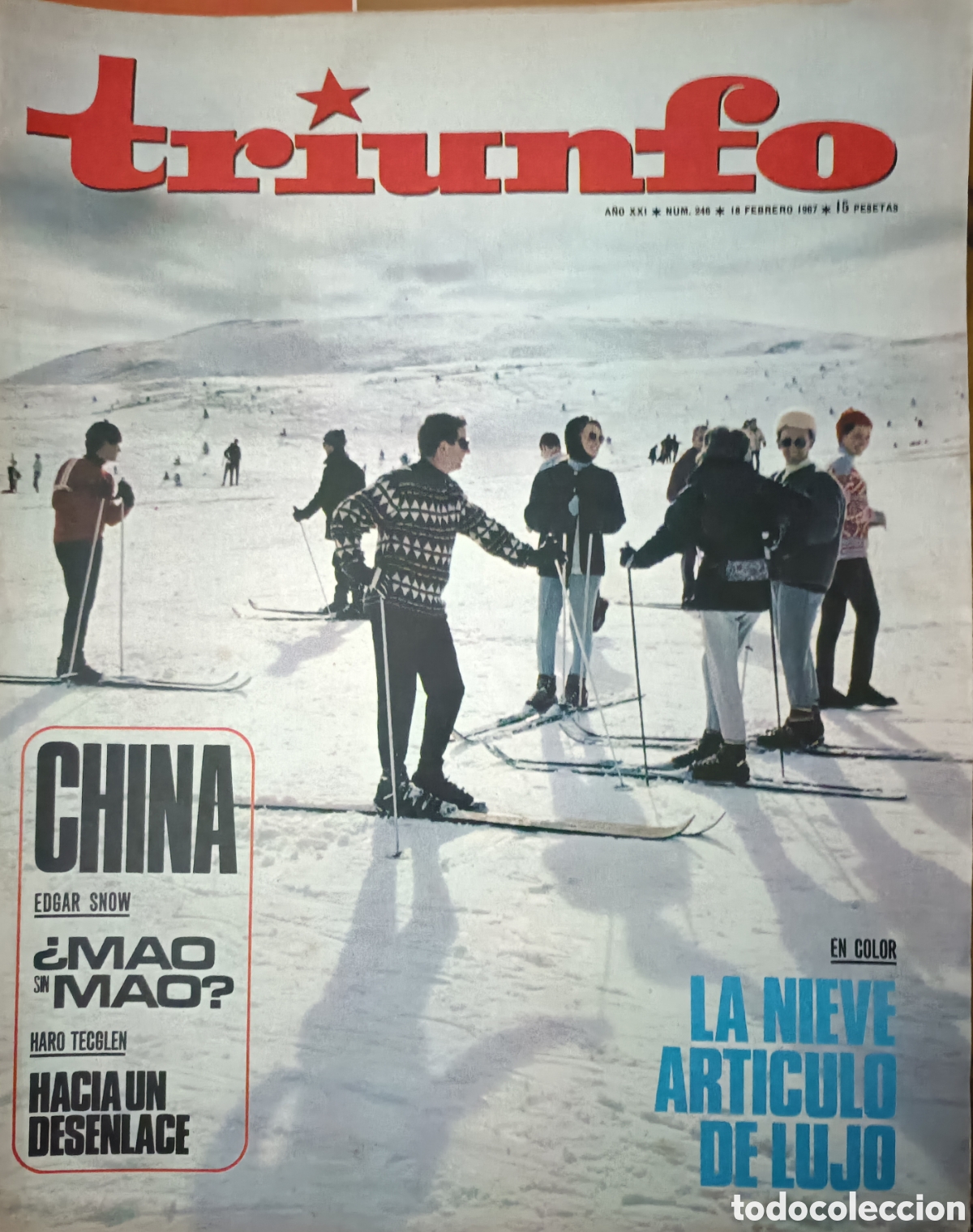 Coleccionismo de Revistas y Peri&oacute;dicos: Revista Triunfo. Febrero 67