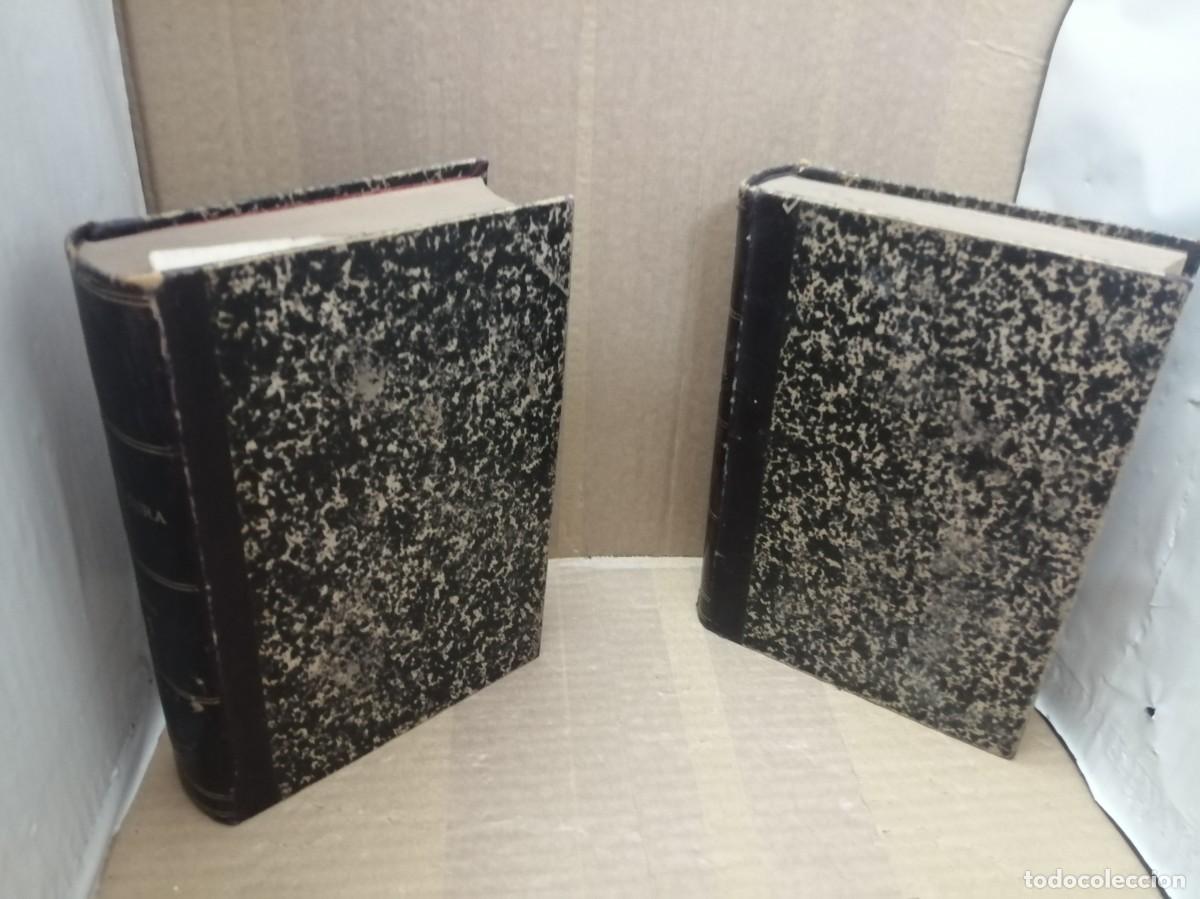 Colecionismo de Revistas e Jornais: LA LECTURA. Revista de ciencias y de artes, A&ntilde;o 1906 en DOS TOMOS tapa dura con piel en lomo