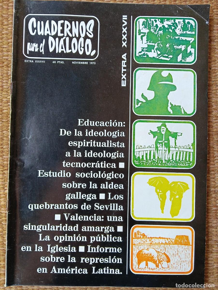 Coleccionismo de revistas y peri&oacute;dicos: cuadernos para el dialogo - 1973 - EXTRA XXXVII - JOAN FUSTER