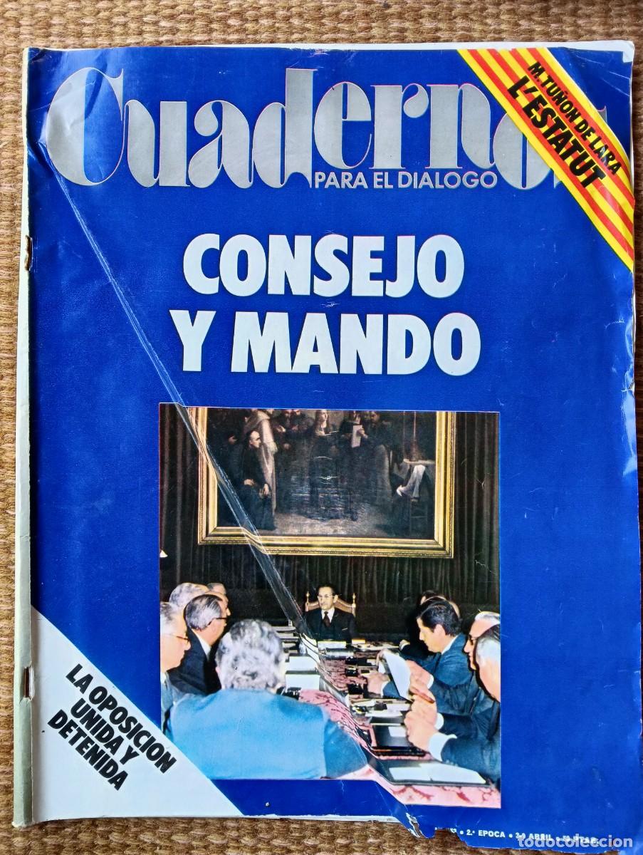 Coleccionismo de Revistas y Peri&oacute;dicos: cuadernos para el dialogo - 1976 - ESTATUTO DE CATALU&Ntilde;A