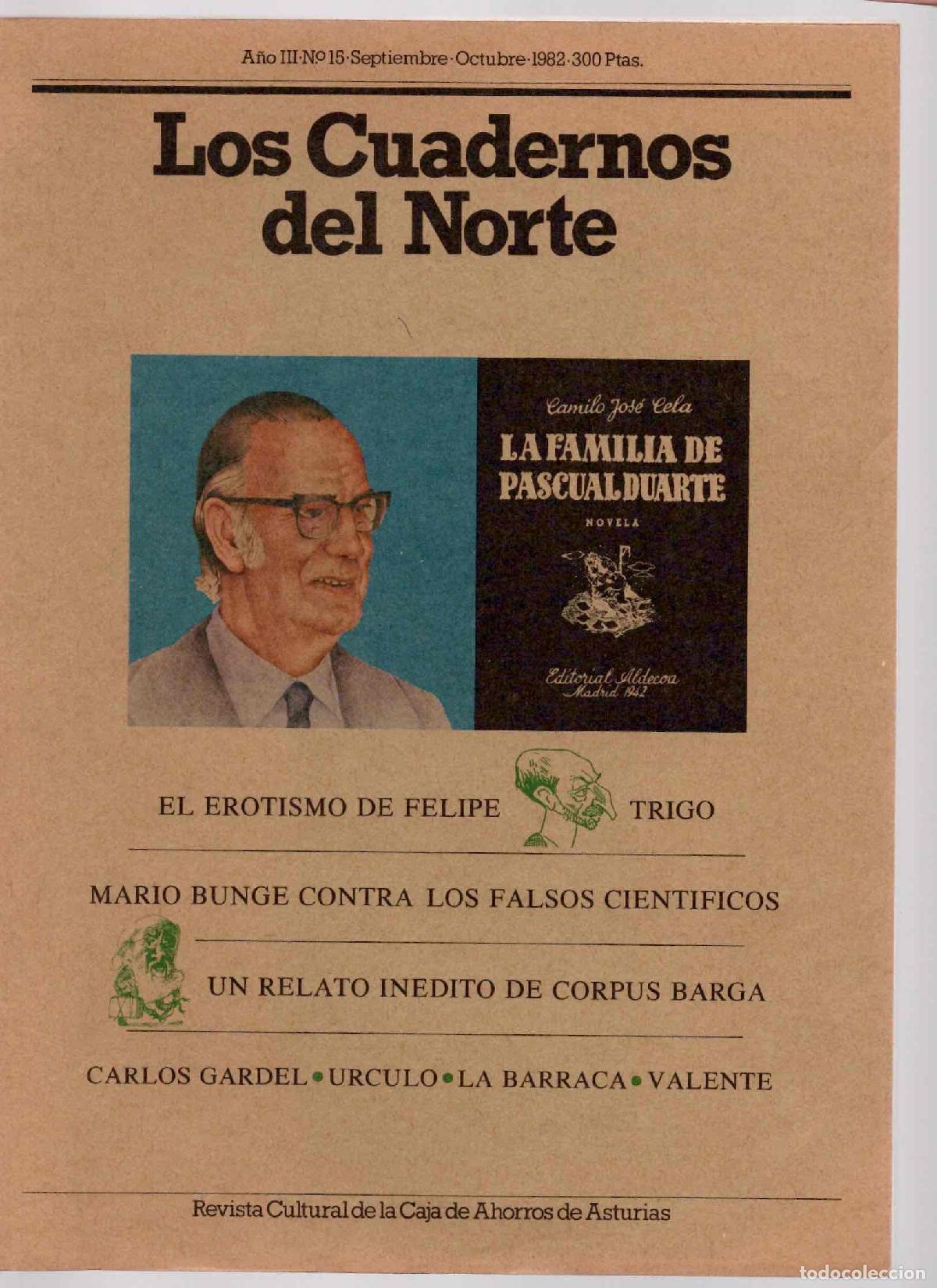 Coleccionismo de Revistas y Peri&oacute;dicos: LOS CUADERNOS DEL NORTE REVISTA CULTURAL DE LA CAJA DE AHORROS DE ASTURIAS. N&ordm; 15 1982