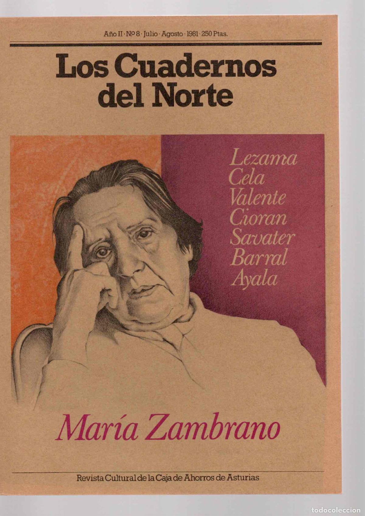 Collectionnisme de Revues et Journaux: LOS CUADERNOS DEL NORTE REVISTA CULTURAL DE LA CAJA DE AHORROS DE ASTURIAS. N&ordm; 8, 1981