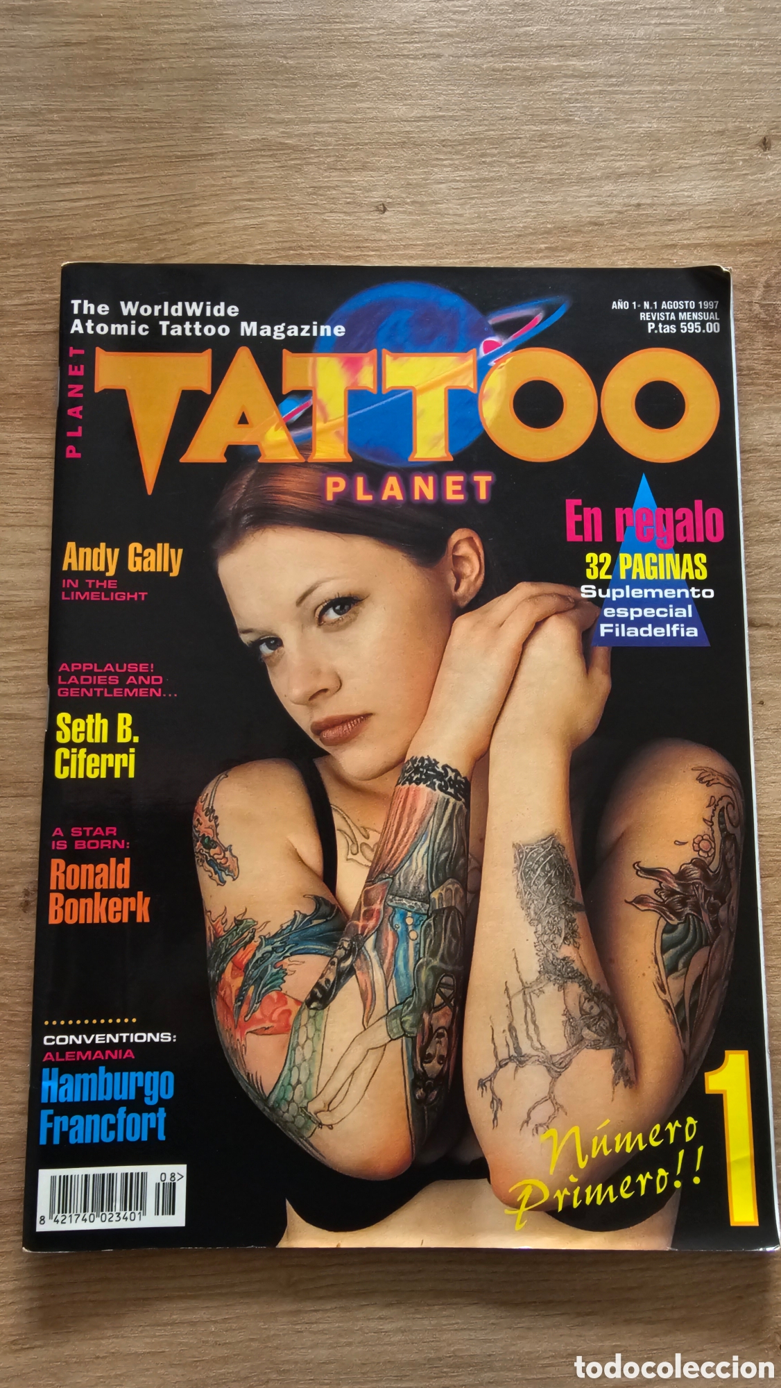 Collectionnisme de Revues et Journaux: Revista Planet Tattoo n&uacute;mero 1